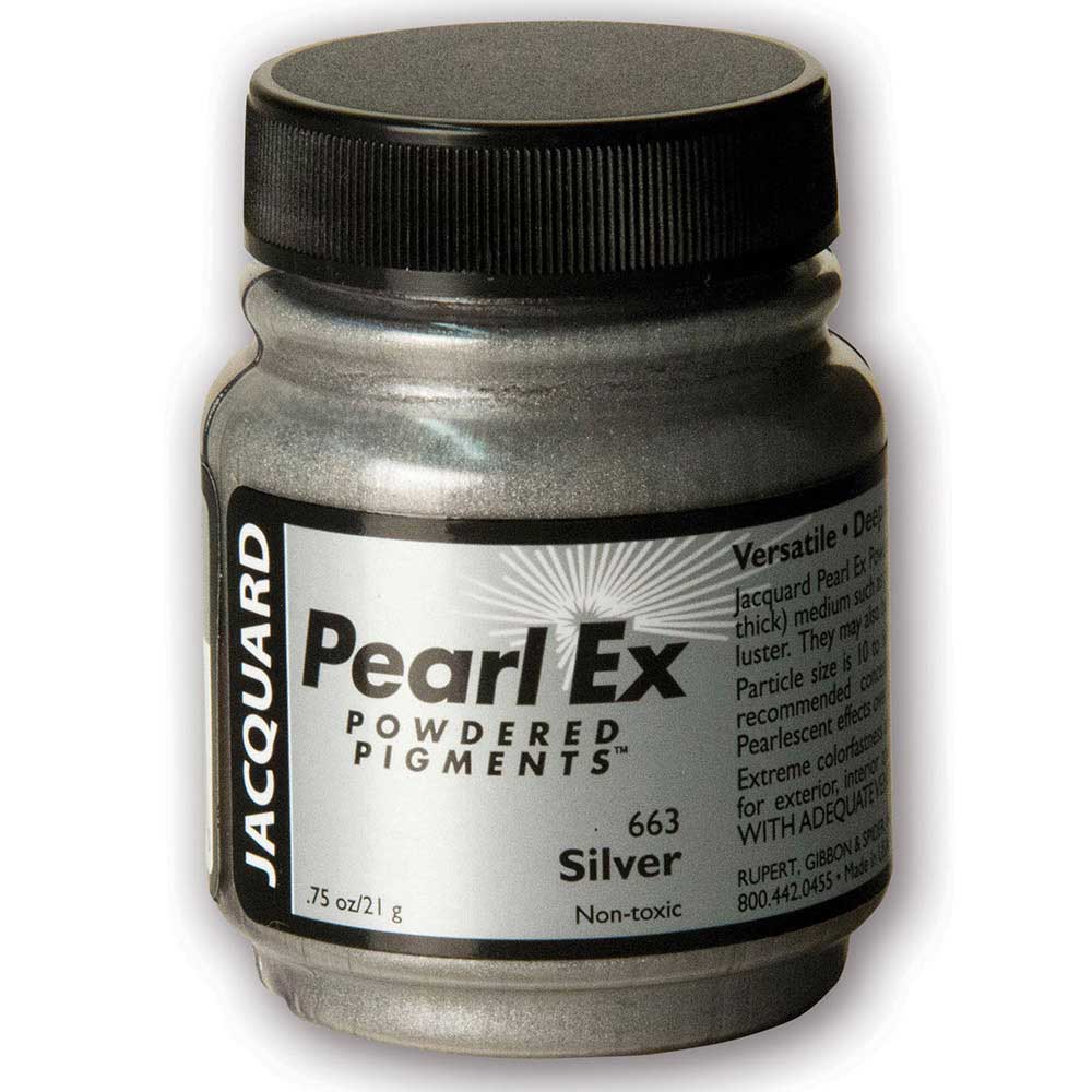 Jacquard Pearl Ex Pigment 21gr Silver 663