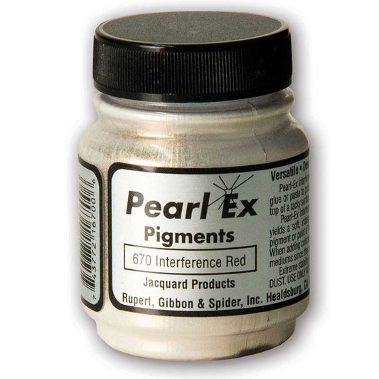 Jacquard Pearl Ex Pigment 14gr Interference Red 670