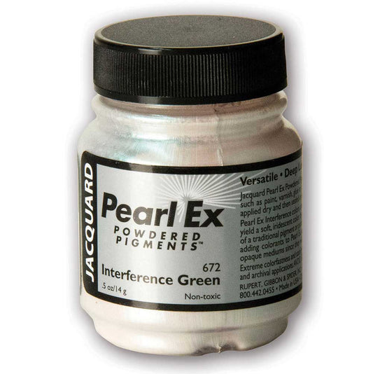 Jacquard Pearl Ex Pigment 14gr Interference Green 672