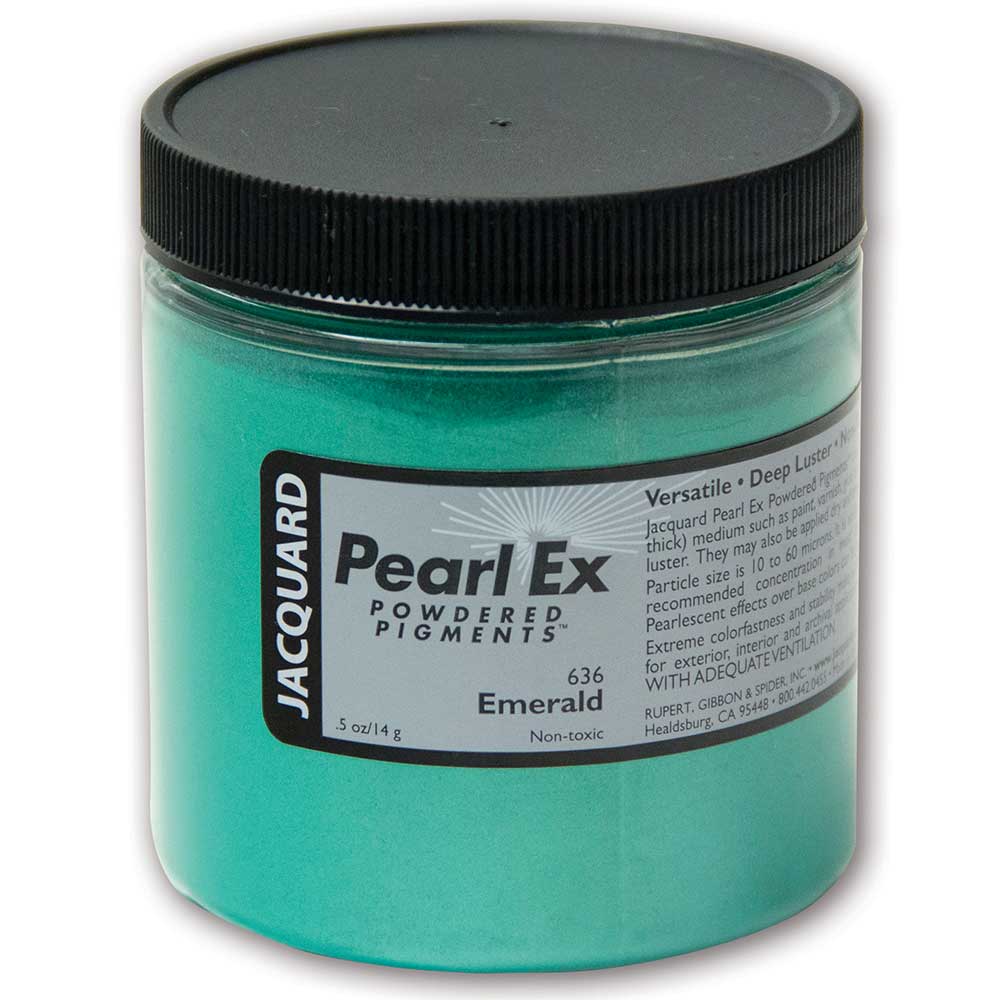 Jacquard Pearl Ex Pigment 113gr Emerald 636