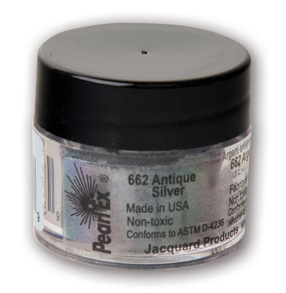 Jacquard Pearl Ex Pigment 3gr Antique Silver 662