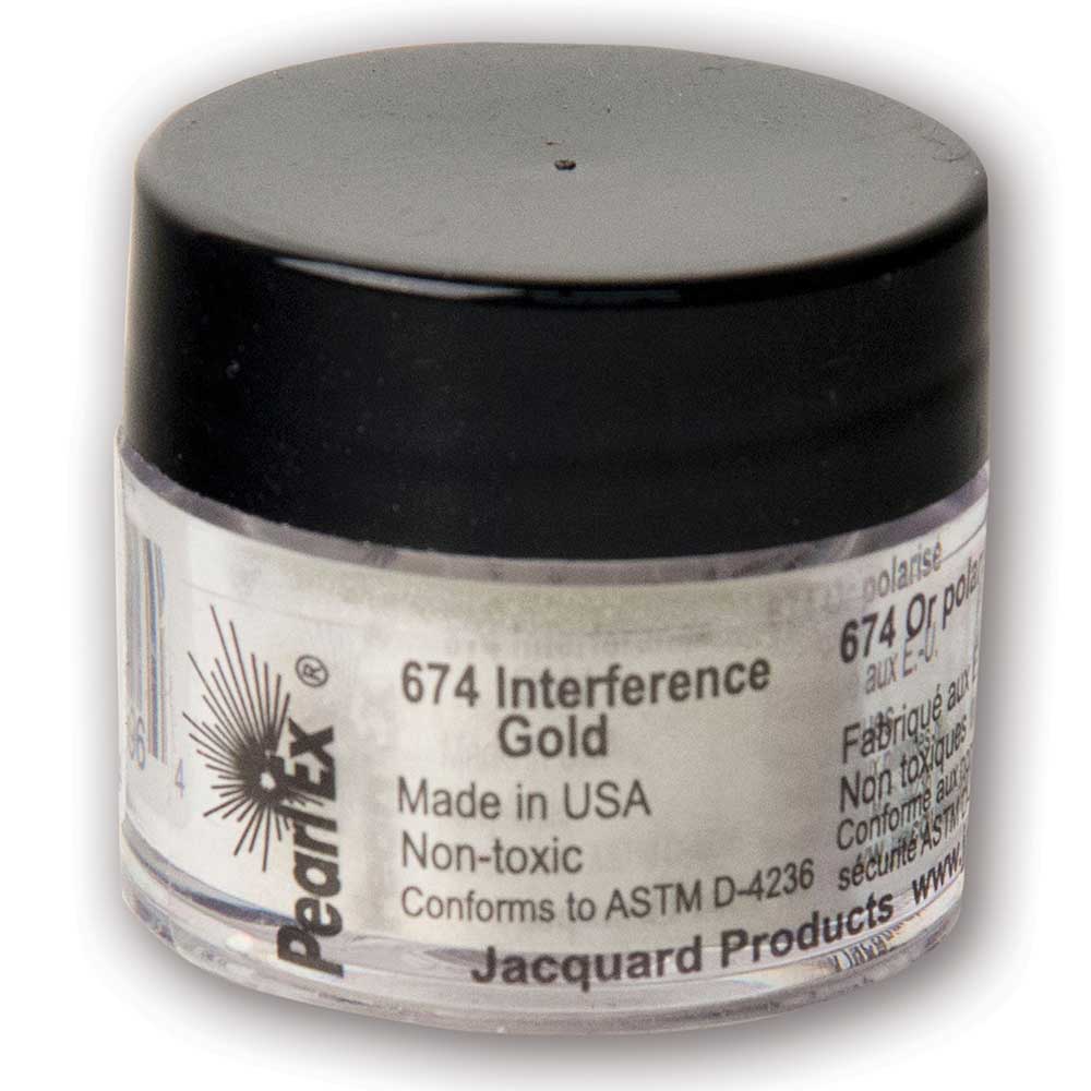 Jacquard Pearl Ex Pigment 3gr Interference Gold 674