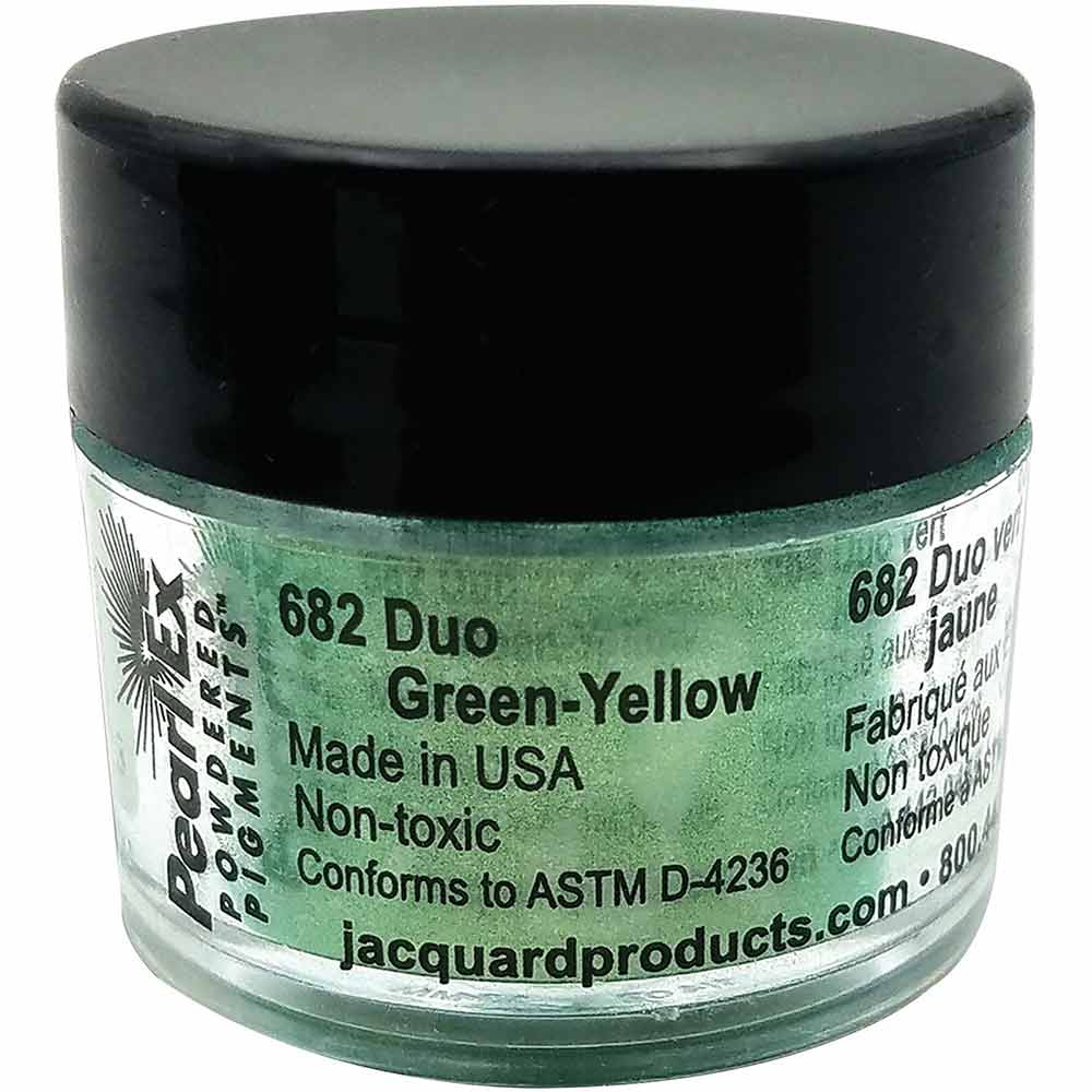 Jacquard Pearl Ex Pigment 3gr Duo Green/Yellow 682