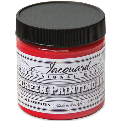 Jacquard Professional Screen Ink Serigrafi Mürekkebi 118ml Bright Red 105