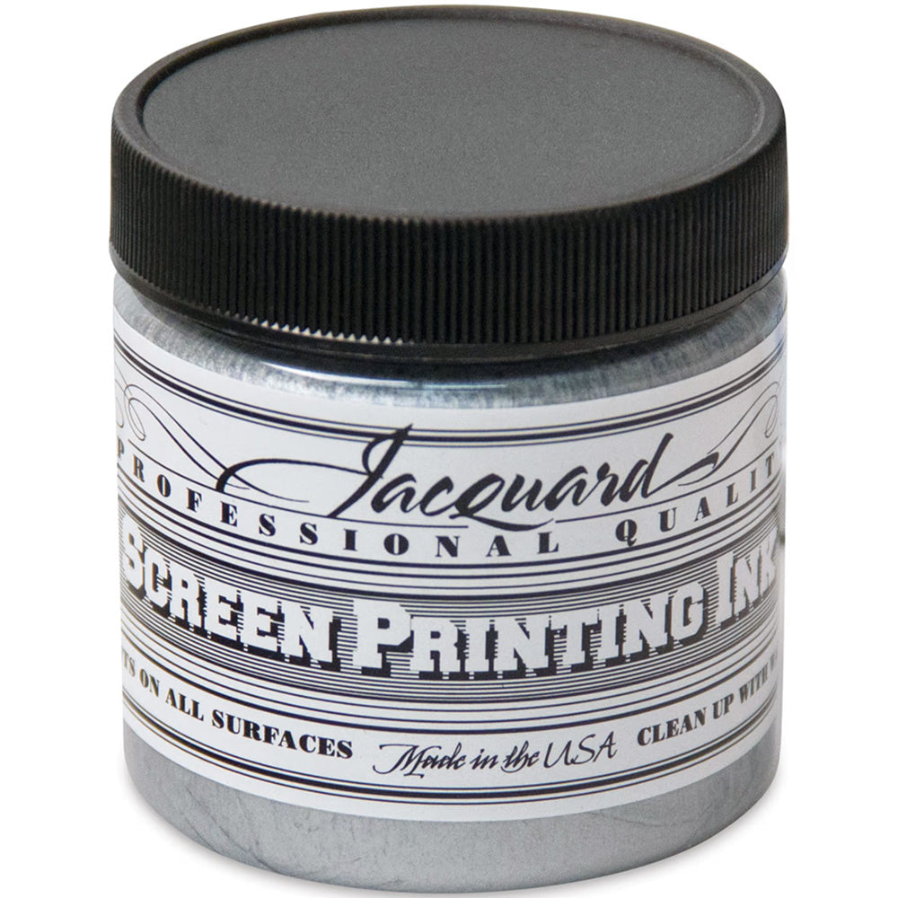 Jacquard Professional Screen Ink Serigrafi Mürekkebi 118ml Silver 122
