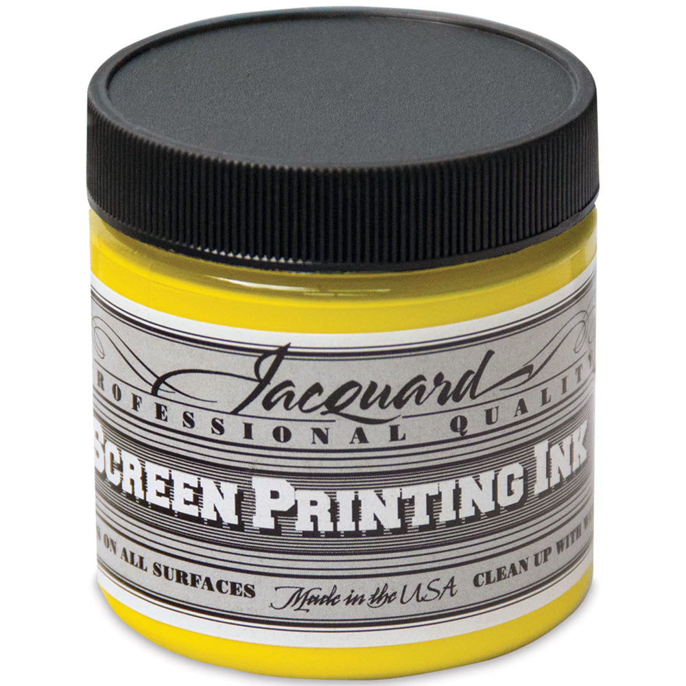 Jacquard Professional Screen Ink Serigrafi Mürekkebi 118ml Opaque Yellow 124