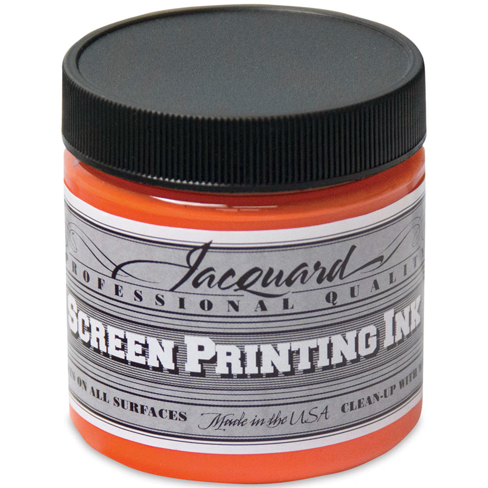 Jacquard Professional Screen Ink Serigrafi Mürekkebi 118ml Opaque Orange 125
