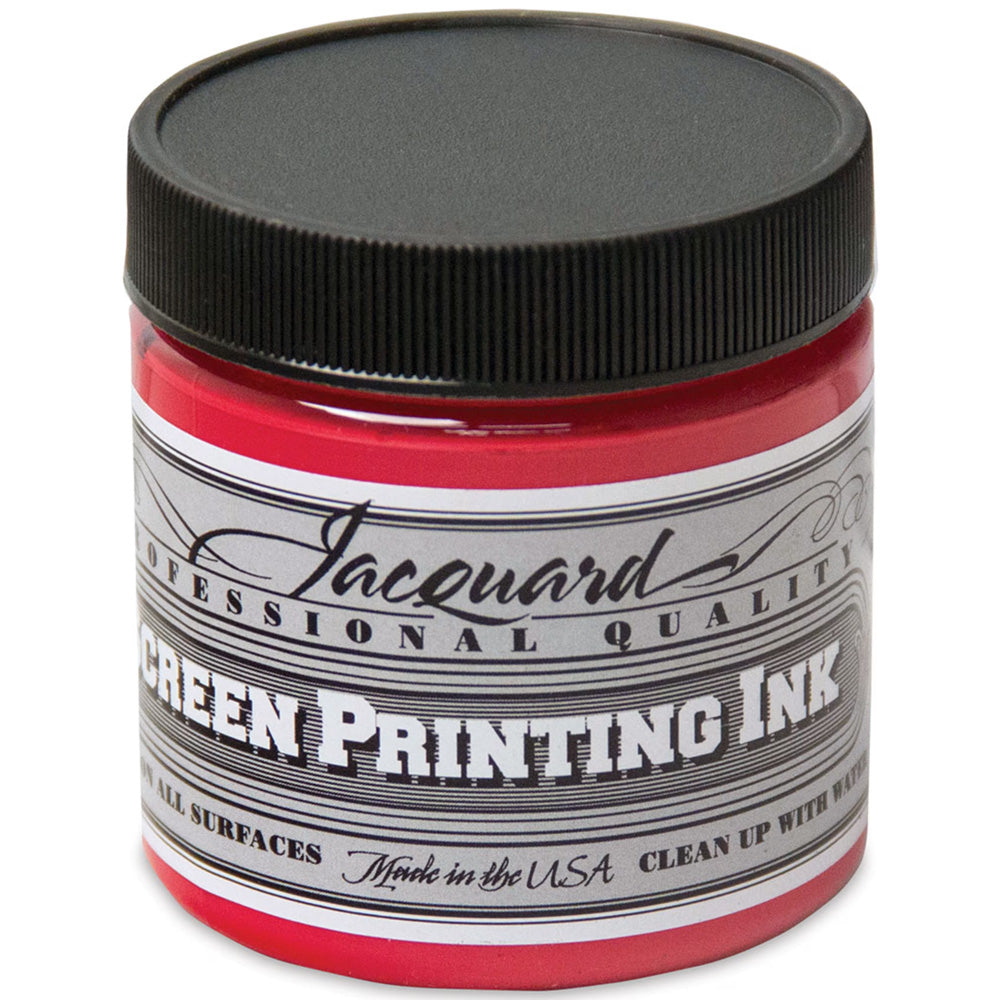 Jacquard Professional Screen Ink Serigrafi Mürekkebi 118ml Opaque Red 126