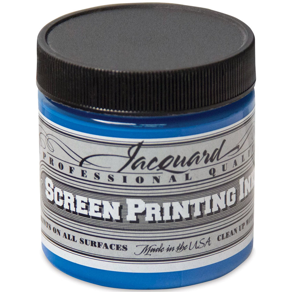 Jacquard Professional Screen Ink Serigrafi Mürekkebi 118ml Opaque Blue 128
