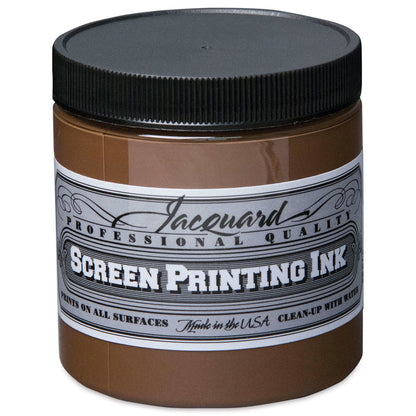 Jacquard Professional Screen Ink Serigrafi Mürekkebi 118ml Opaque Brown 131
