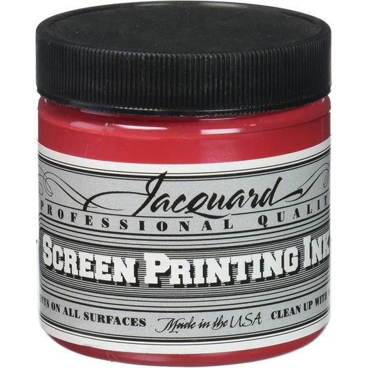 Jacquard Professional Screen Ink Serigrafi Mürekkebi 0,24L Bright Red 105