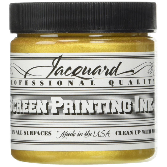 Jacquard Professional Screen Ink Serigrafi Mürekkebi 0,24L Solar Gold 121