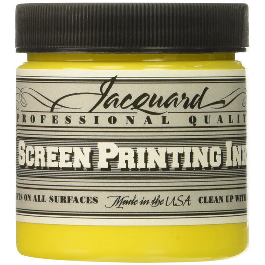 Jacquard Professional Screen Ink Serigrafi Mürekkebi 0,24L Opaque Yellow 124