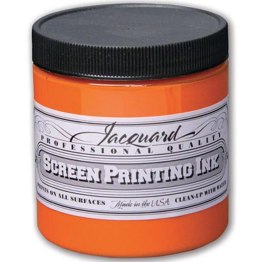 Jacquard Professional Screen Ink Serigrafi Mürekkebi 0,24L Opaque Orange 125