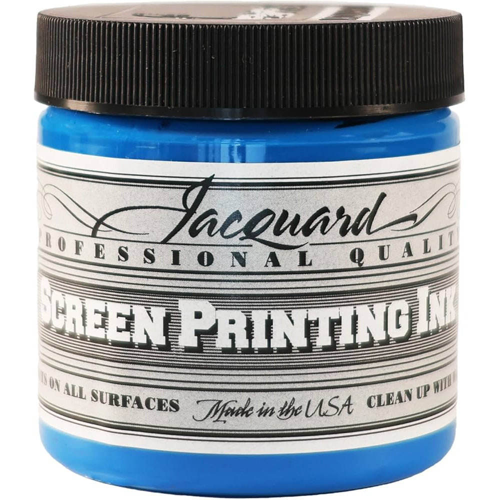 Jacquard Professional Screen Ink Serigrafi Mürekkebi 0,24L Opaque Blue 128