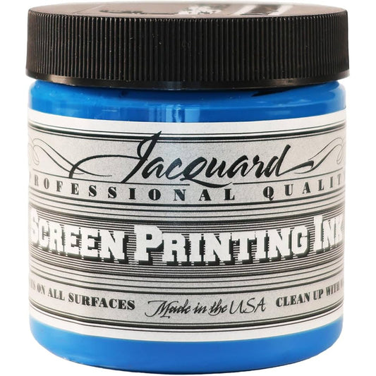 Jacquard Professional Screen Ink Serigrafi Mürekkebi 0,24L Opaque Blue 128