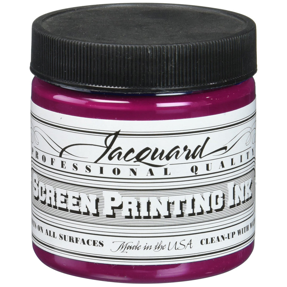 Jacquard Professional Screen Ink Serigrafi Mürekkebi 0,24L Opaque Rubine 133