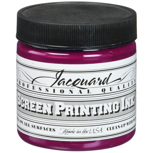 Jacquard Professional Screen Ink Serigrafi Mürekkebi 0,24L Opaque Rubine 133