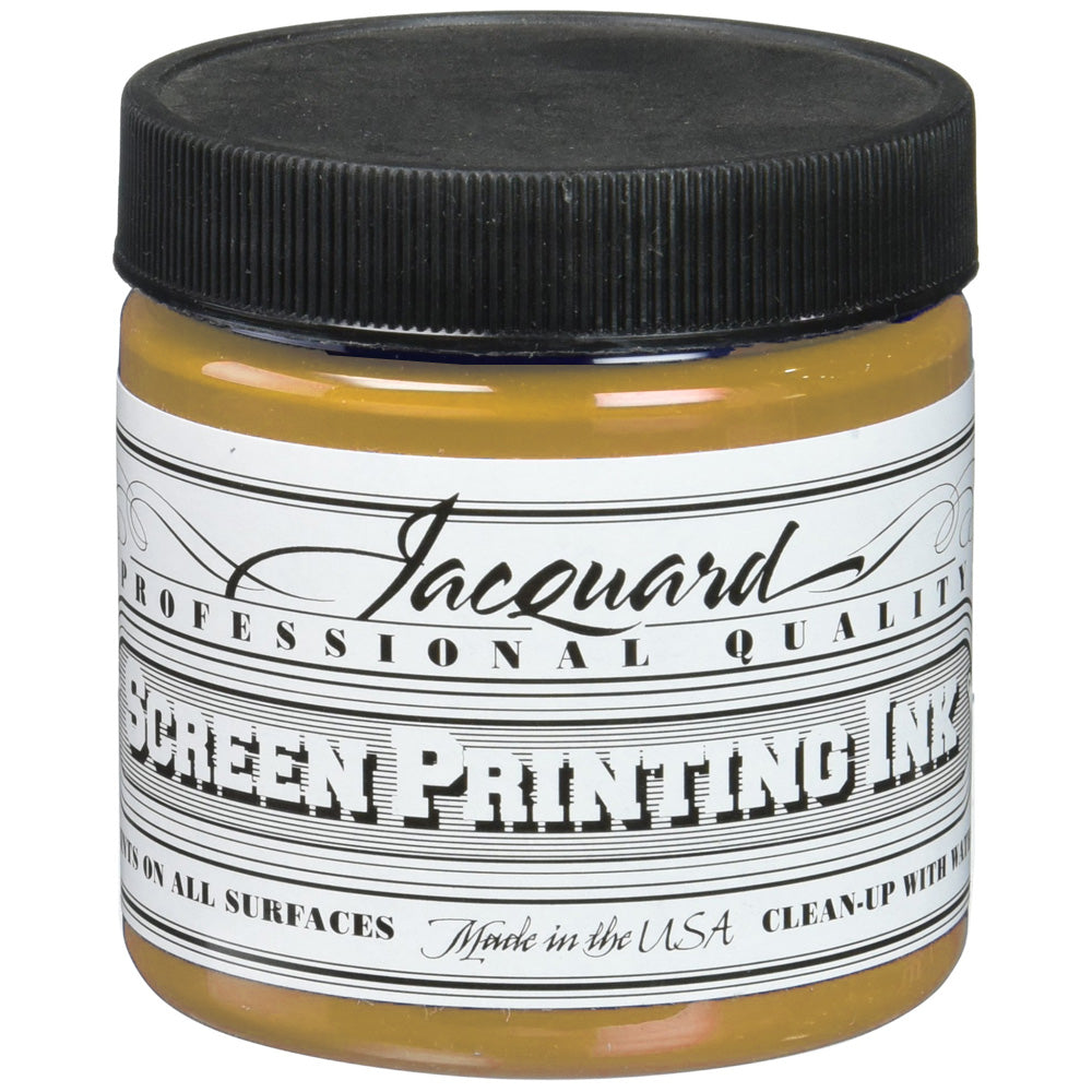 Jacquard Professional Screen Ink Serigrafi Mürekkebi 0,24L Opaque Ochre 134