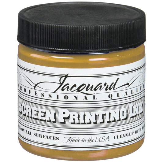 Jacquard Professional Screen Ink Serigrafi Mürekkebi 0,24L Opaque Ochre 134