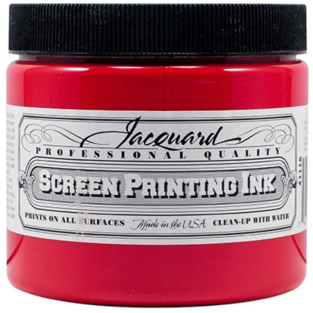 Jacquard Professional Screen Ink Serigrafi Mürekkebi 0,47L Bright Red 105