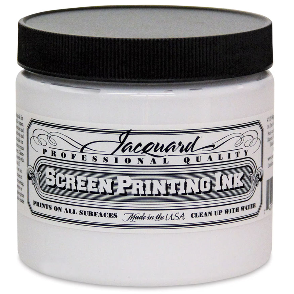 Jacquard Professional Screen Ink Serigrafi Mürekkebi 0,47L Super Opaque White 119
