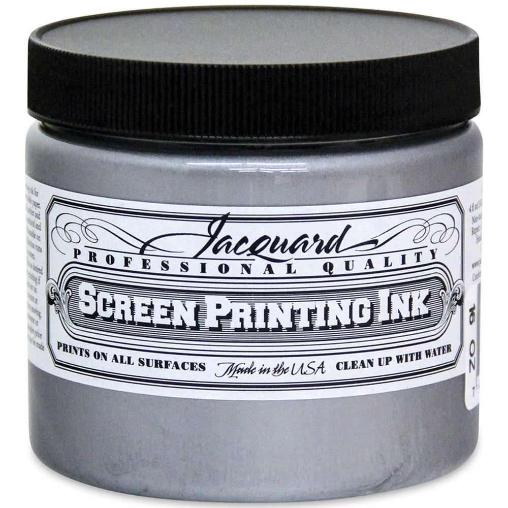Jacquard Professional Screen Ink Serigrafi Mürekkebi 0,47L Silver 122