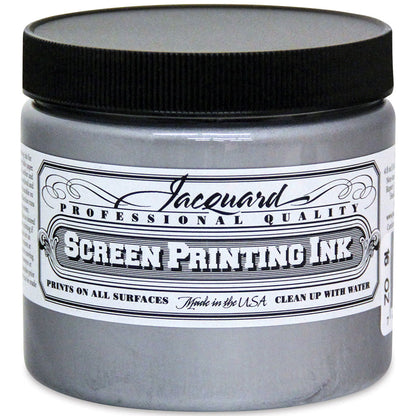 Jacquard Professional Screen Ink Serigrafi Mürekkebi 0,47L Silver 122
