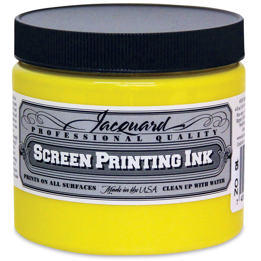 Jacquard Professional Screen Ink Serigrafi Mürekkebi 0,47L Opaque Yellow 124