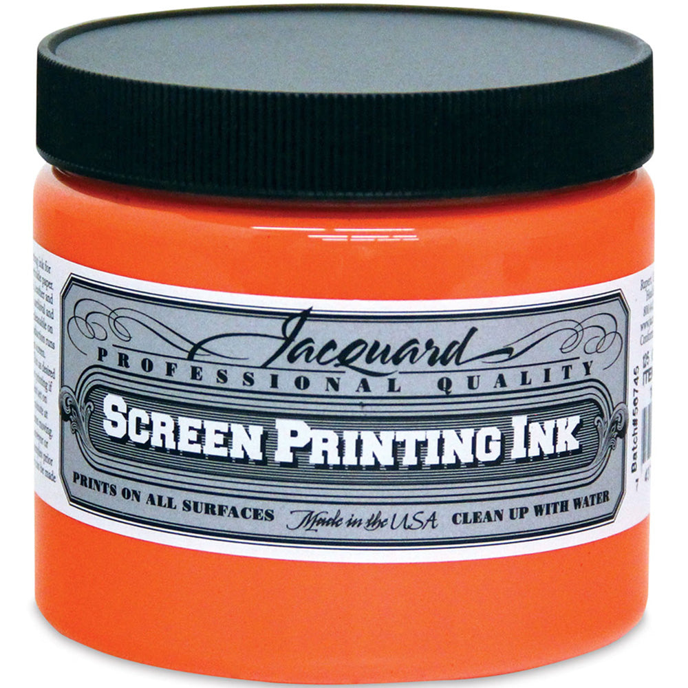 Jacquard Professional Screen Ink Serigrafi Mürekkebi 0,47L Opaque Orange 125