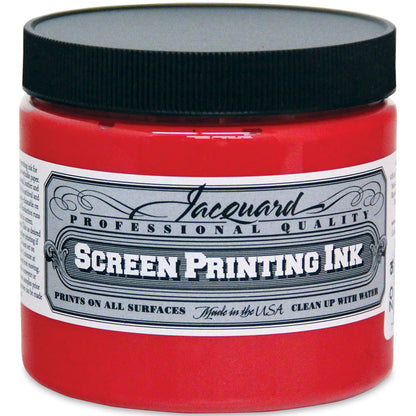 Jacquard Professional Screen Ink Serigrafi Mürekkebi 0,47L Opaque Red 126
