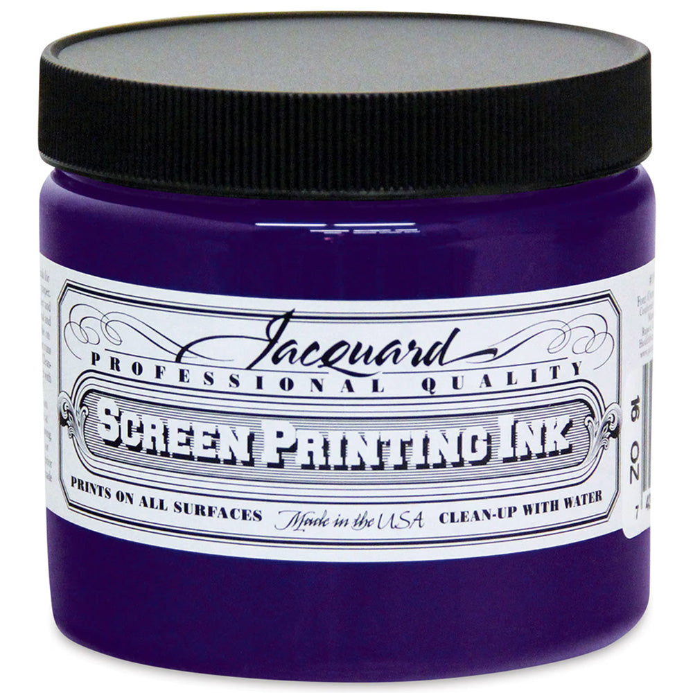 Jacquard Professional Screen Ink Serigrafi Mürekkebi 0,47L Opaque Violet 127