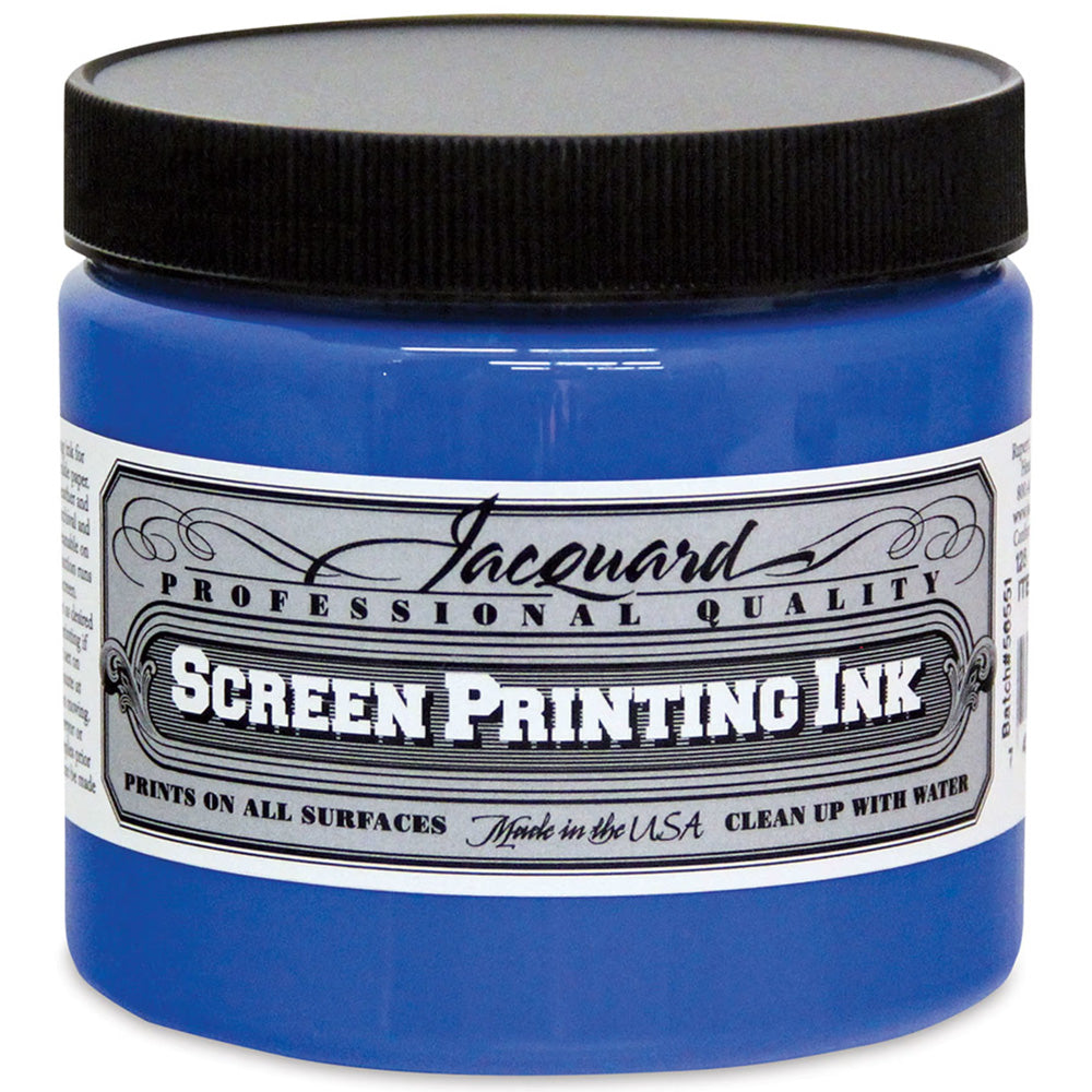 Jacquard Professional Screen Ink Serigrafi Mürekkebi 0,47L Opaque Blue 128