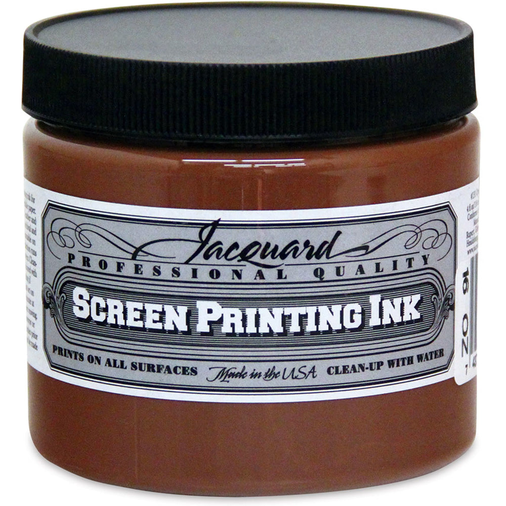 Jacquard Professional Screen Ink Serigrafi Mürekkebi 0,47L Opaque Brown 131