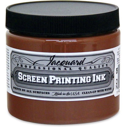 Jacquard Professional Screen Ink Serigrafi Mürekkebi 0,47L Opaque Brown 131