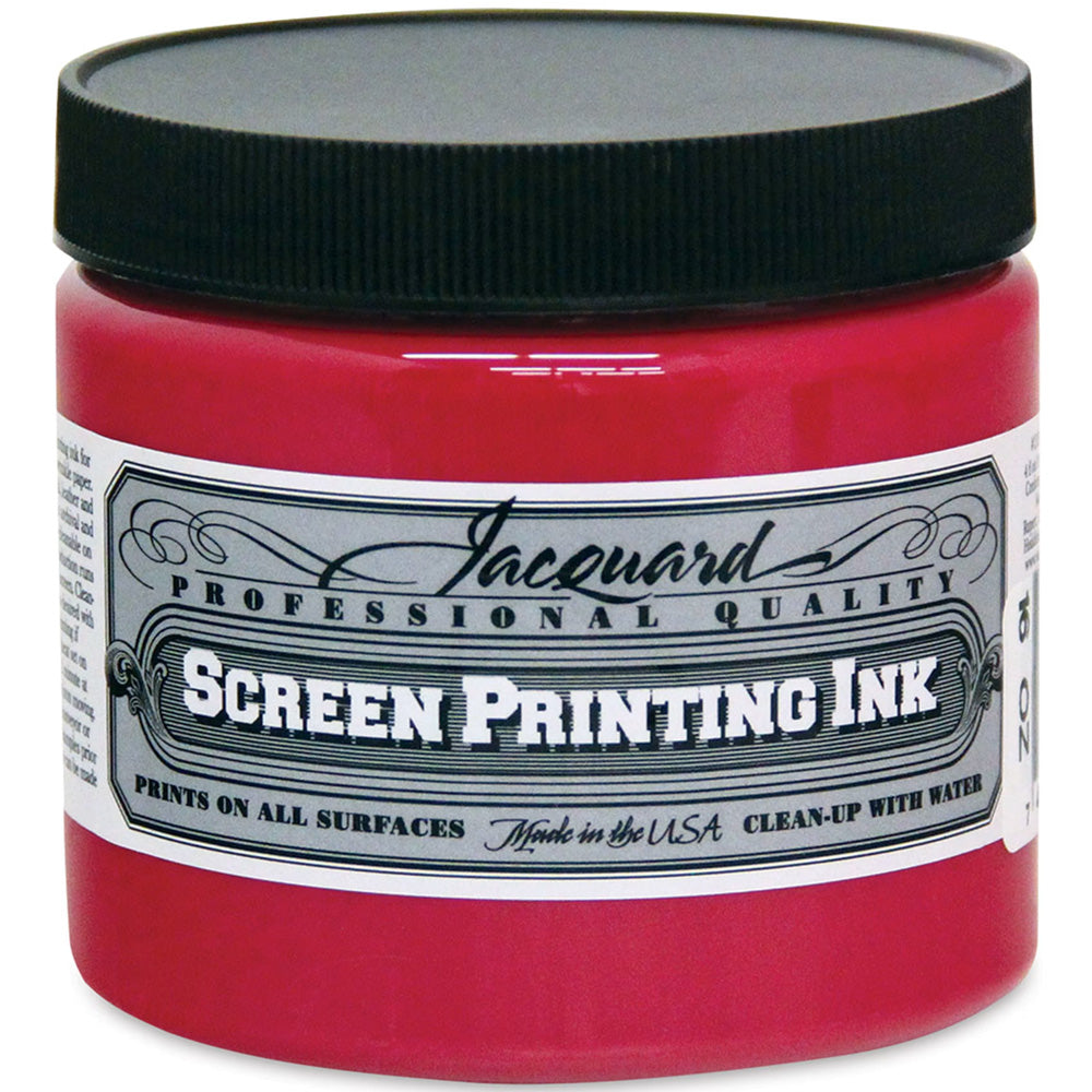Jacquard Professional Screen Ink Serigrafi Mürekkebi 0,47L Opaque Rubine 133