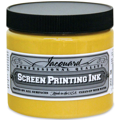 Jacquard Professional Screen Ink Serigrafi Mürekkebi 0,47L Opaque Ochre 134