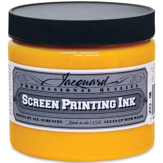 Jacquard Professional Screen Ink Serigrafi Mürekkebi 0,47L Proc ess Yellow 140