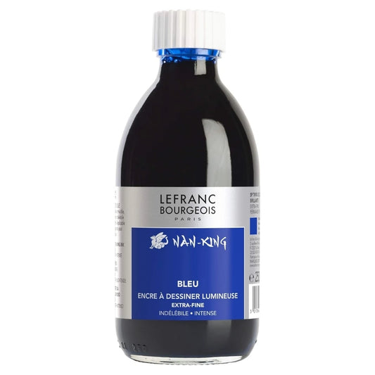 Lefranc Bourgeois Nan-King Çizim Mürekkebi 250ml Blue 025