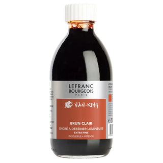 Lefranc Bourgeois Nan-King Çizim Mürekkebi 250ml Light Brown 101