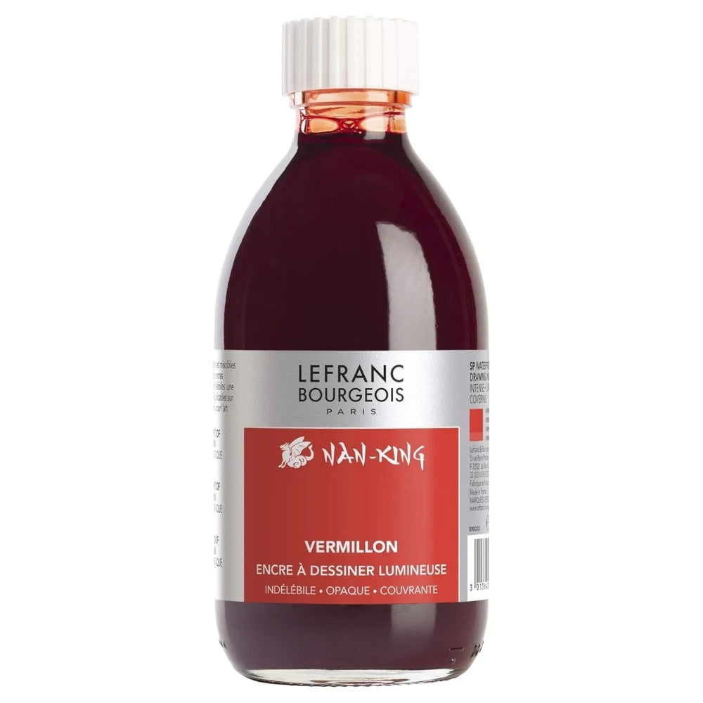 Lefranc Bourgeois Nan-King Çizim Mürekkebi 250ml Vermillion 398