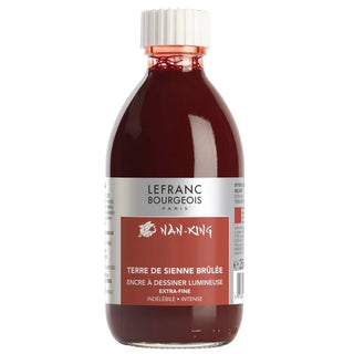 Lefranc Bourgeois Nan-King Çizim Mürekkebi 250ml Burnt Sienna 481