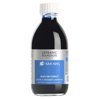 Lefranc Bourgeois Nan-King Çizim Mürekkebi 250ml Cobalt Blue 030