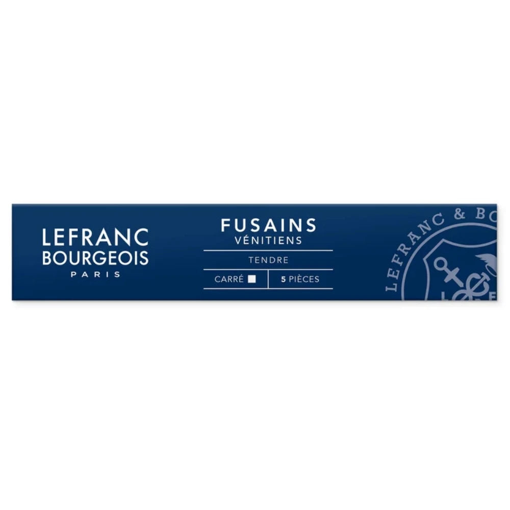 Lefranc Bourgeois Sert/Orta Sert Kömür Kalemi Seti (5x15cm Çubuk)