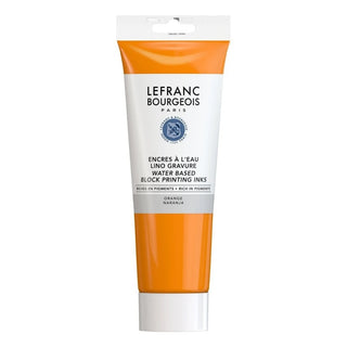 Lefranc Bourgeois Su Bazlı Linolyum Baskı Boyası 250ml Orange 201
