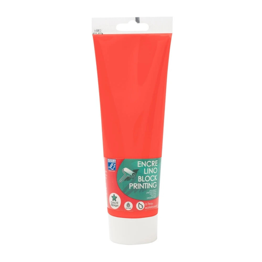 Lefranc Bourgeois Su Bazlı Linolyum Baskı Boyası 250ml Red 398