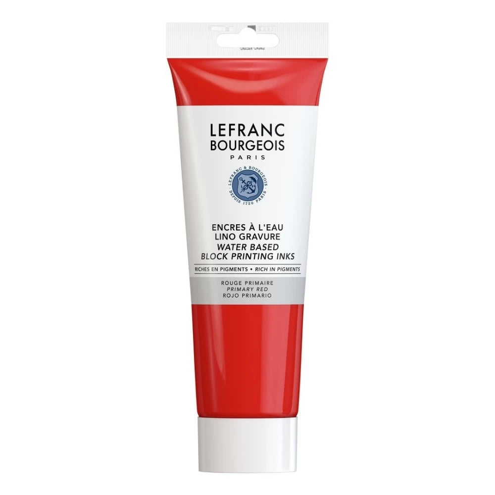Lefranc Bourgeois Su Bazlı Linolyum Baskı Boyası 250ml Crimson 437