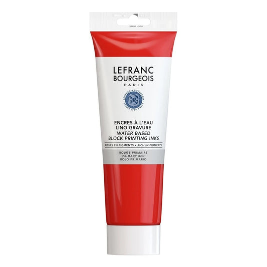 Lefranc Bourgeois Su Bazlı Linolyum Baskı Boyası 250ml Crimson 437