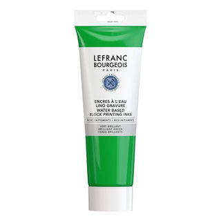 Lefranc Bourgeois Su Bazlı Linolyum Baskı Boyası 250ml Bright Green 558