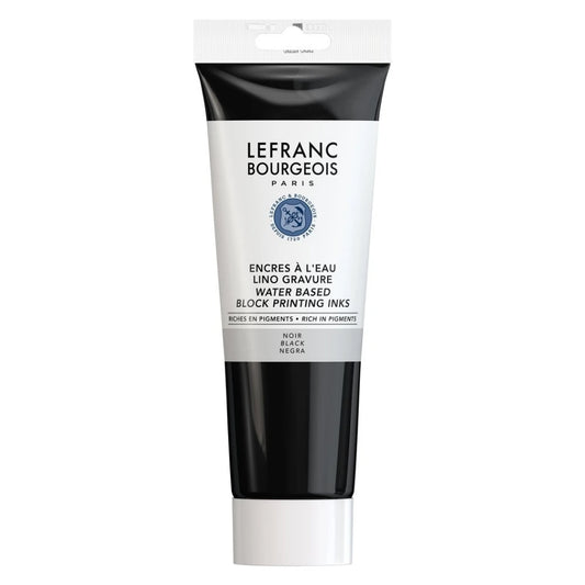 Lefranc Bourgeois Su Bazlı Linolyum Baskı Boyası 250ml Black 265